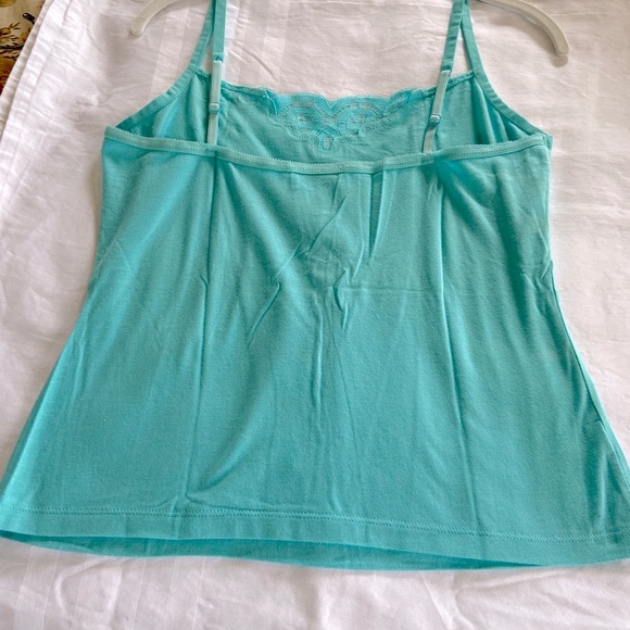Ann Taylor Loft Cami Tank Top Turquoise (blue) Size Medium - Picture 2 of 7